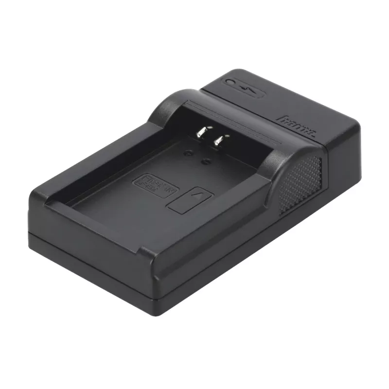 Carregador de bateria Hama Travel USB para bateria de máquina fotográfica digital