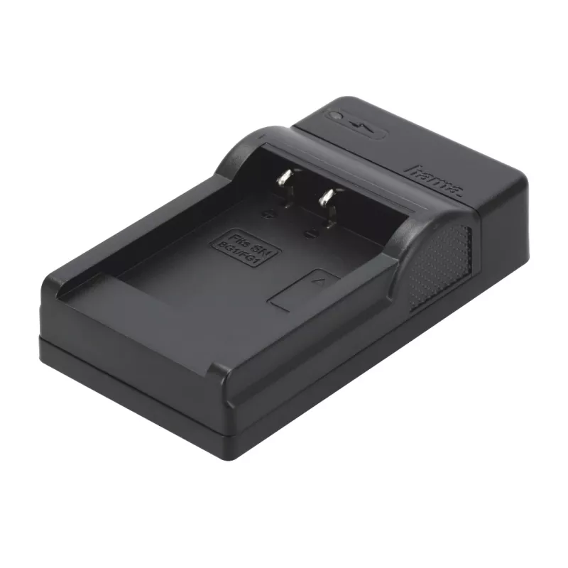 Carregador de bateria Hama Travel USB para bateria de máquina fotográfica digital