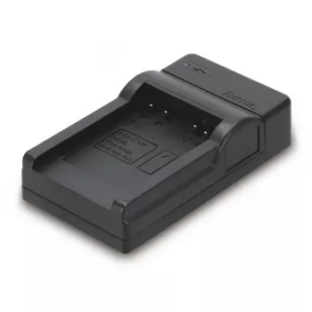 Carregador de bateria Hama Travel USB para bateria de máquina fotográfica digital