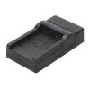 Carregador de bateria Hama Travel USB para bateria de máquina fotográfica digital