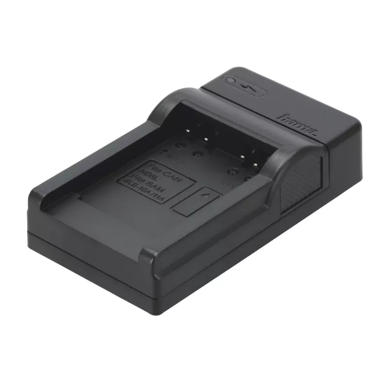Carregador de bateria Hama Travel USB para bateria de máquina fotográfica digital