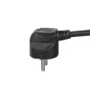 Extensão elétrica ACT, 6 tomadas, 3 m, preto