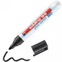 Marcador para vidro Edding 95 ponta redonda preto