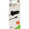 Carregador móvel 2GO 797169 universal preto isqueiro de automóvel 12/24V
