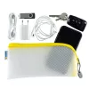 Estojo HERMA 20005 rígido EVA transparente amarelo 110x230mm