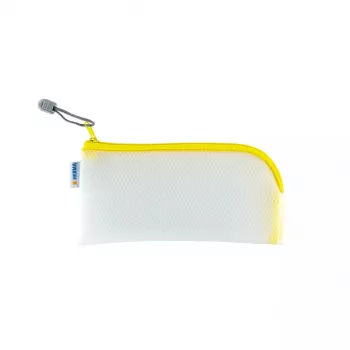 Estojo HERMA 20005 rígido EVA transparente amarelo 110x230mm
