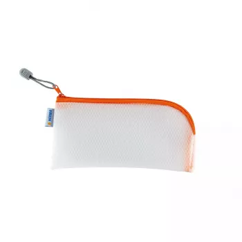 Estojo HERMA 20006 rígido EVA laranja transparente 110x230mm