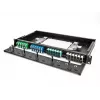 DeLOCK Painel adaptador de fibra ótica SC Simplex OM4 12 portas aqua