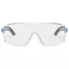 Óculos de proteção Uvex i-lite plástico azul cinzento lentes transparentes