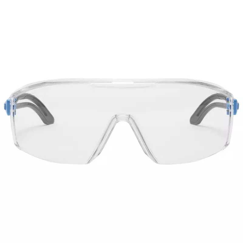 Óculos de proteção Uvex i-lite plástico azul cinzento lentes transparentes