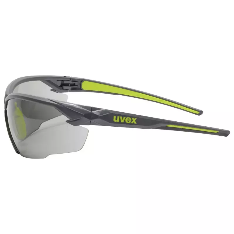 uvex suXXeed 9181281 óculos de proteção, lente cinzenta, policarbonato, armação antracite/lima
