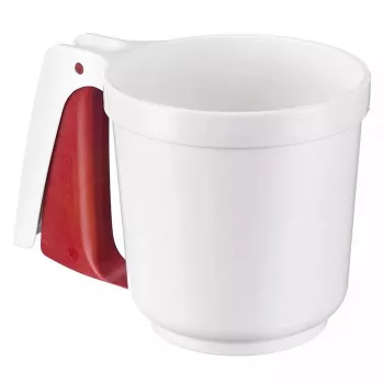 Peneira de farinha Westmark 32142270, plástico, branco, Ø 10,8 cm, altura 110 mm