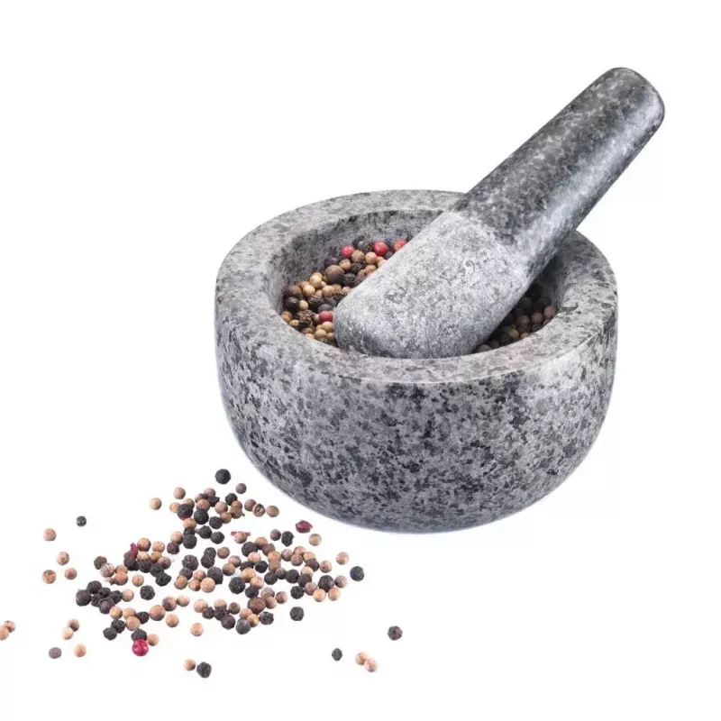Almofariz e pilão Westmark granito cinzento — granito, Ø 13 cm, 131×131 mm