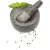 Almofariz e pilão Westmark granito cinzento — granito, Ø 13 cm, 131×131 mm