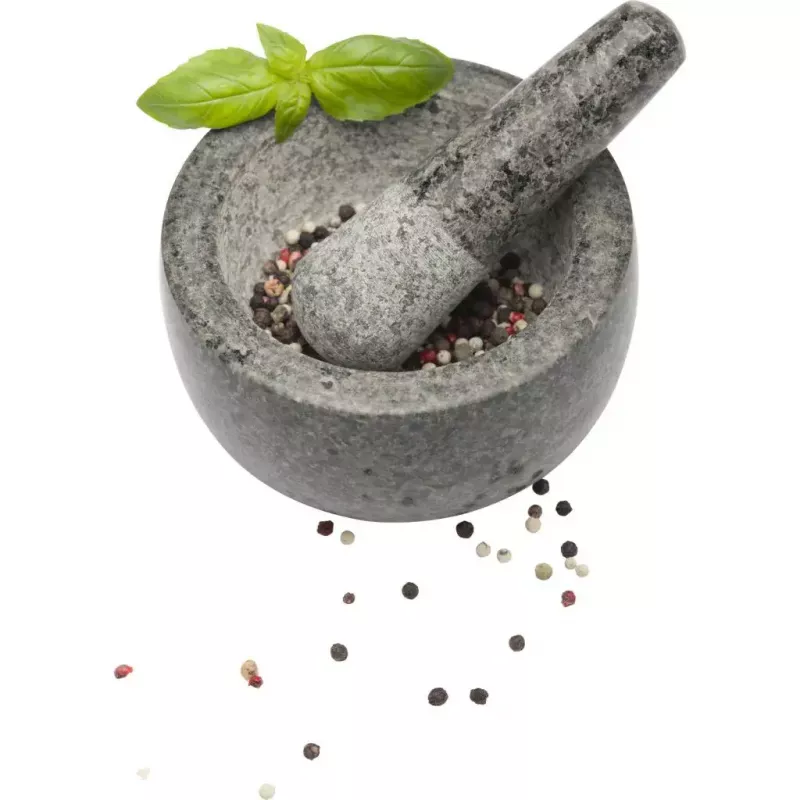 Almofariz e pilão Westmark granito cinzento — granito, Ø 13 cm, 131×131 mm