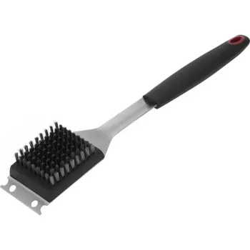 Escova de grelhar para exterior Westmark 15072280 — cerdas de aço inoxidável, cabo PP/TPE, 65×385×35 mm