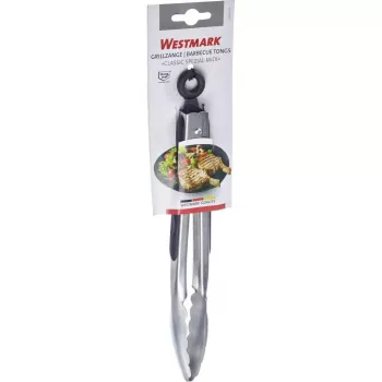 Pinça de cozinha Westmark Classic Spezial Midi 275 mm — aço inoxidável, cabo TPE