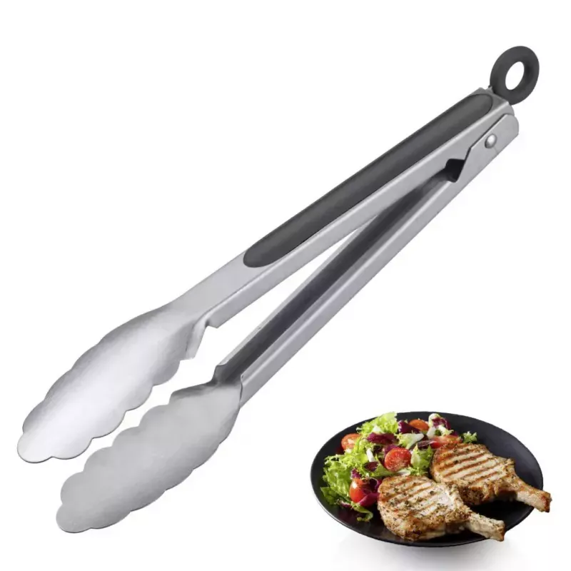 Pinça de cozinha Westmark Classic Spezial Midi 275 mm — aço inoxidável, cabo TPE