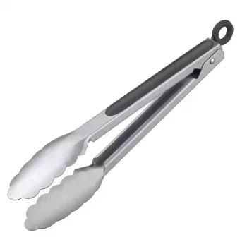 Pinça de cozinha Westmark Classic Spezial Midi 275 mm — aço inoxidável, cabo TPE
