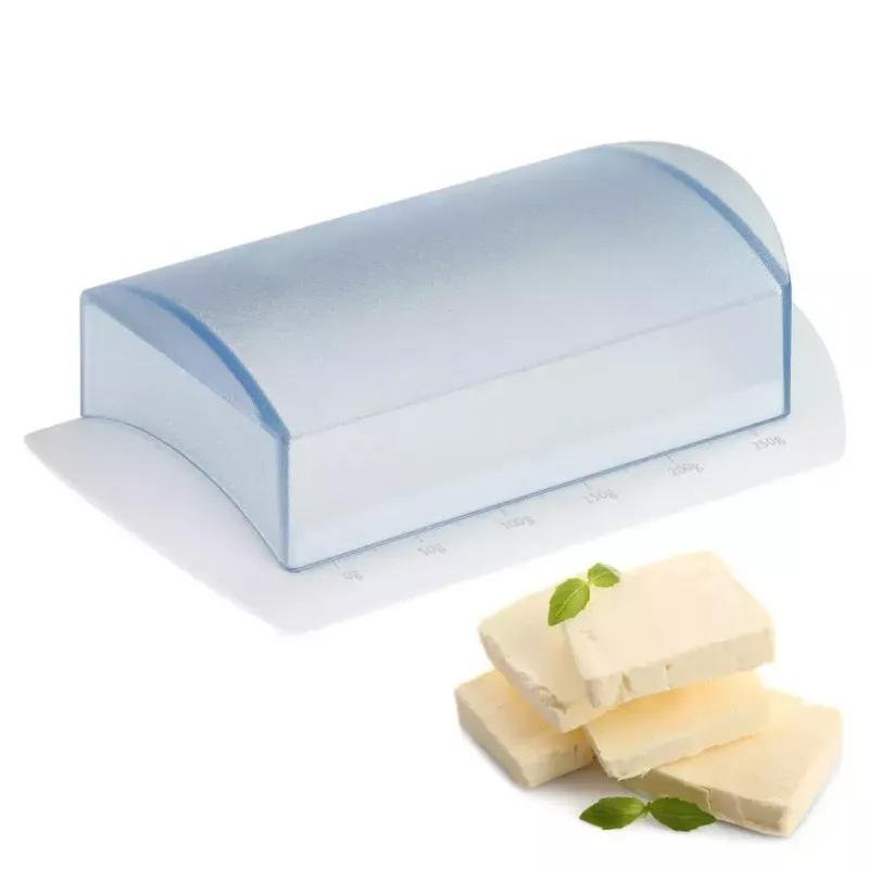 Westmark 21162270 manteigueira, polipropileno (PP), altura 5,5 cm, branco/transparente