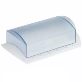 Manteigueira Westmark 21162270, polipropileno (PP), retangular, 157×110×55 mm, azul/branco