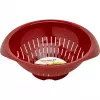 Coador de cozinha Westmark 2424227R, plástico, redondo, 25 cm de diâmetro, vermelho
