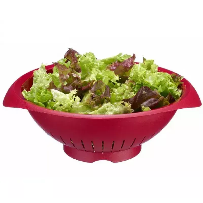 Coador de cozinha Westmark 2424227R, plástico, redondo, 25 cm de diâmetro, vermelho