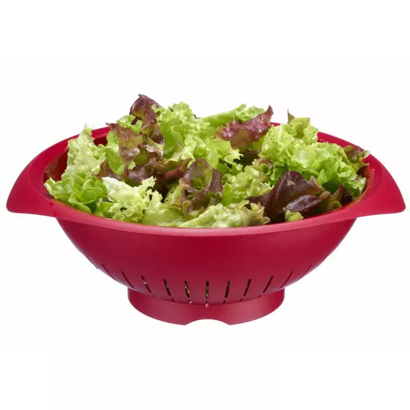 Coador de cozinha Westmark 2424227R, plástico, redondo, 25 cm de diâmetro, vermelho