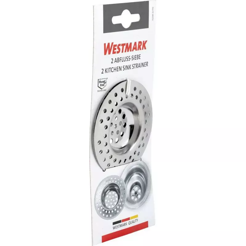 Coador de cozinha Westmark 52082270, aço inoxidável, redondo, Ø 7 cm, altura 10 mm
