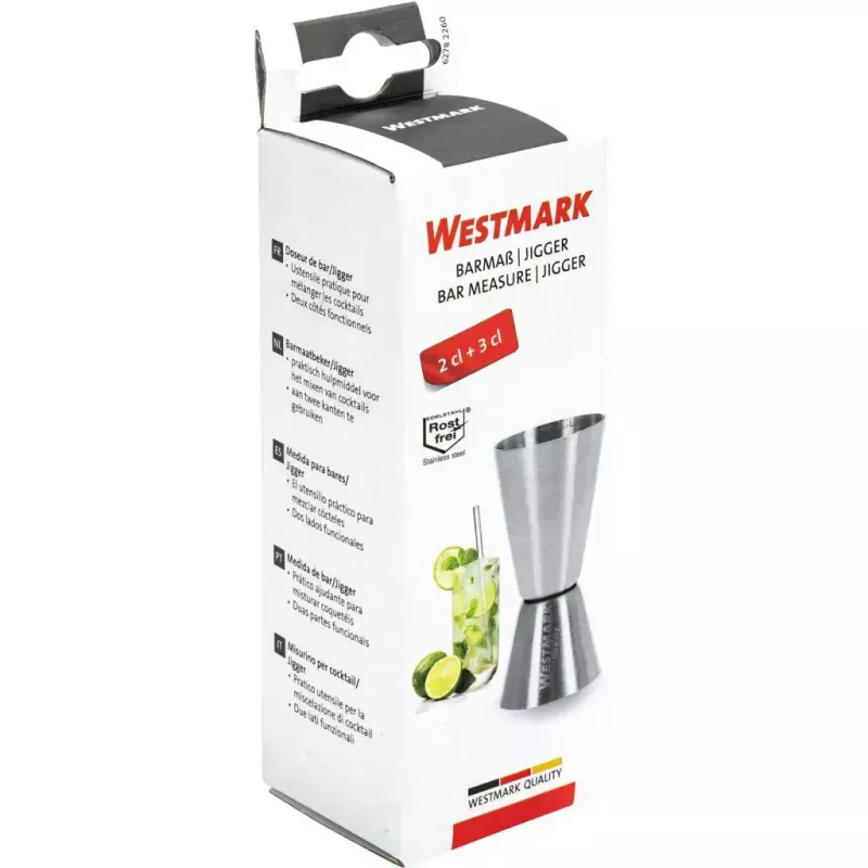 Copo medidor de cocktail Westmark 62782260 50 ml aço inoxidável 1 unidade