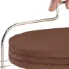 Cortador de bolo de arame Westmark Simplex‑Duo, corpo de aço inoxidável, preto, largura 320 mm