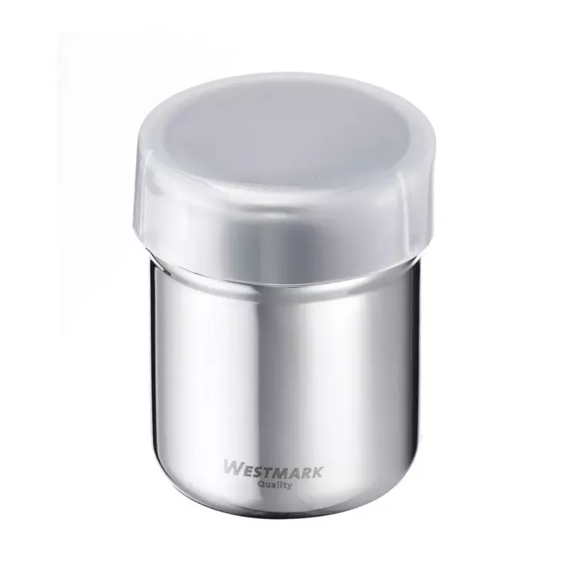 Westmark 69502260 polvilhador de açúcar em pó, aço inoxidável/polipropileno (PP), 6,2 cm, prateado