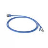 Cabo de rede slimline para centro de dados ACT azul 7 m LSZH U/FTP CAT6A com proteção das patilhas e fichas RJ45