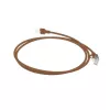 Cabo de rede Slimline Datacenter ACT Castanho 7 m LSZH U/FTP CAT6A com fichas RJ45 e proteção da patilha