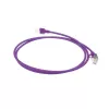 Cabo de rede Slimline Datacenter ACT Roxo 2 m LSZH U/FTP CAT6A com patilha e fichas RJ45