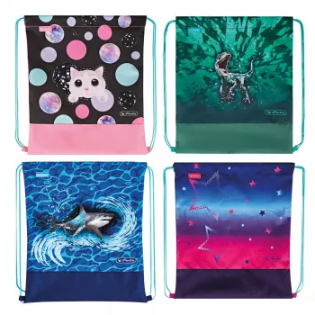 Saco de desporto Herlitz 50043453 Poliéster Várias cores Rapaz/Rapariga