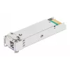 Módulo transceptor ótico SFP Intellinet Gigabit Fiber WDM Bi-Directional 1000Base-BX-U (LC) porta monomodo, 80 km, BiDi WDM (RX1550/TX1490), compatível com MSA para máxima compatibilidade, Prateado
