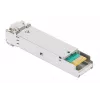 Módulo transceptor ótico SFP Intellinet Gigabit Fiber WDM Bi-Directional 1000Base-BX-U (LC) porta monomodo, 80 km, BiDi WDM (RX1550/TX1490), compatível com MSA para máxima compatibilidade, Prateado