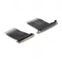 Placa riser DeLOCK PCI Express x16 macho para slot x16 90° angular com cabo 30 cm