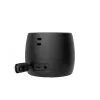 HP preto altifalante Bluetooth 360, com fios e sem fios, altifalante portátil mono, preto, cilíndrico, botões, universal