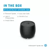HP preto altifalante Bluetooth 360, com fios e sem fios, altifalante portátil mono, preto, cilíndrico, botões, universal