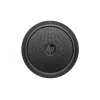 HP preto altifalante Bluetooth 360, com fios e sem fios, altifalante portátil mono, preto, cilíndrico, botões, universal