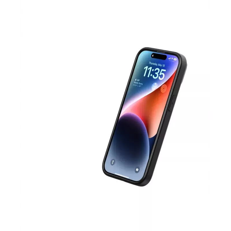Capa JT BERLIN Pankow Hybrid para iPhone 15 Plus 17 cm preto