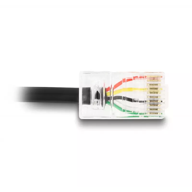 Cabo de sinal DeLOCK 2 m preto USB-A RJ-50 ficha macho/ficha macho 67016
