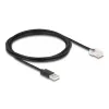 Cabo de sinal DeLOCK 2 m preto USB-A RJ-50 ficha macho/ficha macho 67016