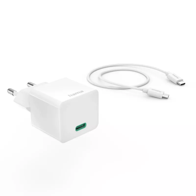 Hama 00201675 carregador móvel para headset, powerbank, smartphone, tablet branco AC carregamento rápido interior
