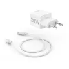 Hama 00201675 carregador móvel para headset, powerbank, smartphone, tablet branco AC carregamento rápido interior