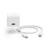Hama 00201675 carregador móvel para headset, powerbank, smartphone, tablet branco AC carregamento rápido interior