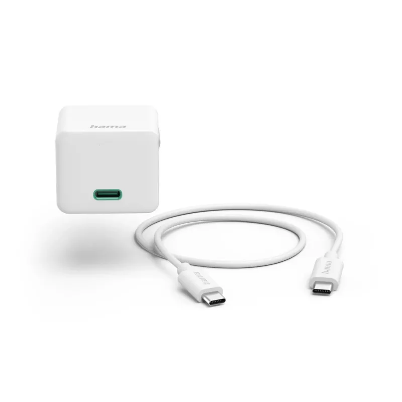 Hama 00201675 carregador móvel para headset, powerbank, smartphone, tablet branco AC carregamento rápido interior