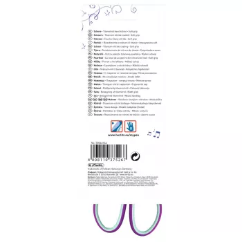 Caneta individual Herlitz my.pen corte reto Mint Colour lilás